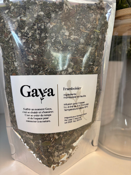 Tisane de feuille de framboisier