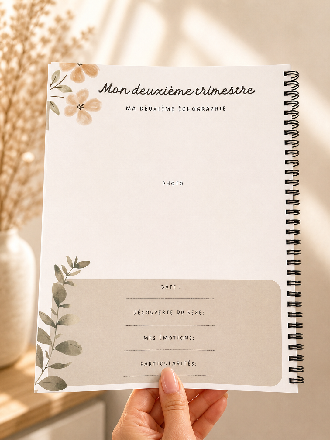 Journal de grossesse - Fleurs